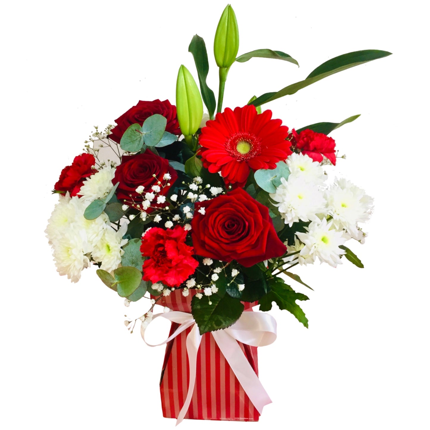 Valentines Mix with 3 Roses